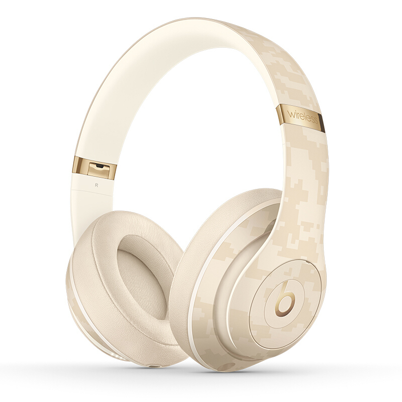 BEATS Studio3 Wireless 录音师无线3代 头戴式 蓝牙无线耳机 降噪耳机 游戏耳机 - 迷彩沙