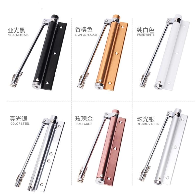 BONJEAN闭器家用隐形合页自动关回位回弹免开弹簧简易缓冲合页闭器高清大图