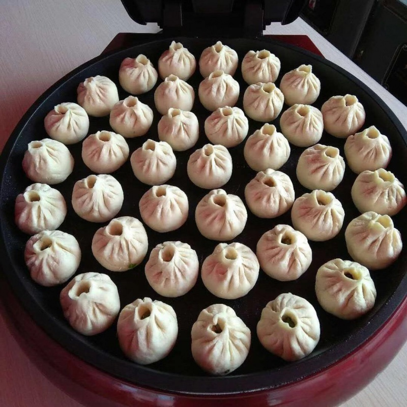 加大加深家用电饼铛商用超大40口径双面加热自动断电煎饼机烙饼机 大号红色[豪华礼包]36B口径35cm深度4