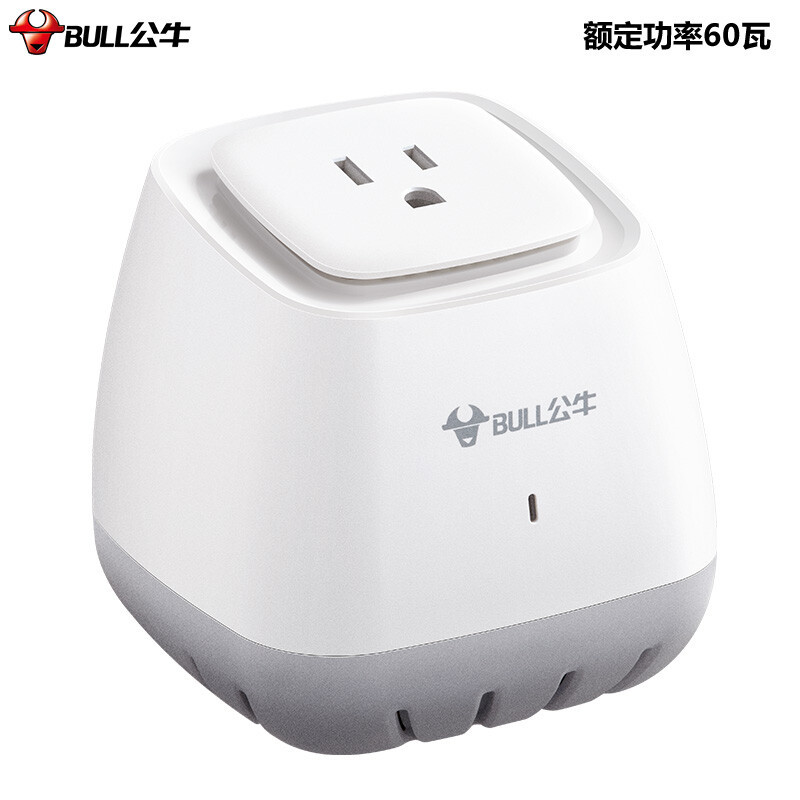 公牛(BULL)1.8米美标电器变压器插座国内使用220V/110V互转额定功率60W内适用 GN-P1W