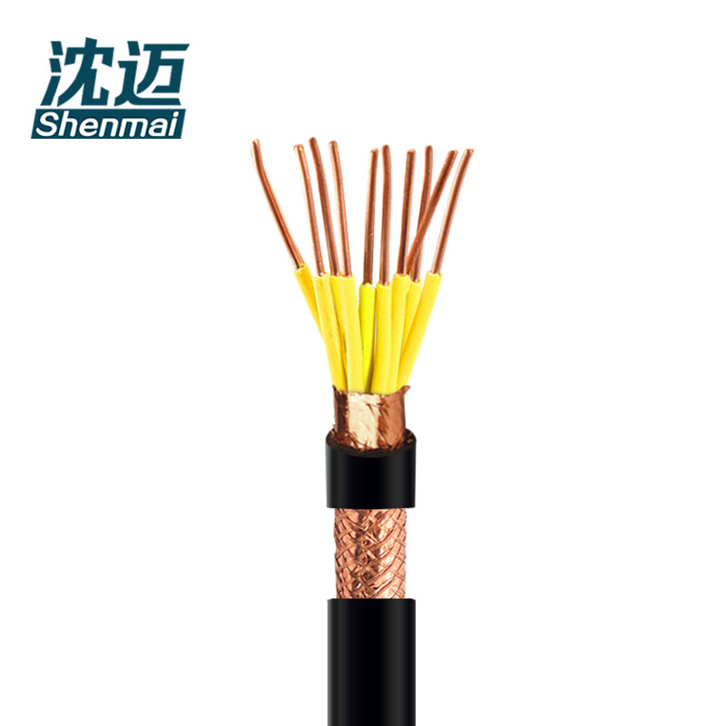 沈迈 铜芯电缆 ZR-KVVP-450/750V-10*1.0平方 /米高清大图