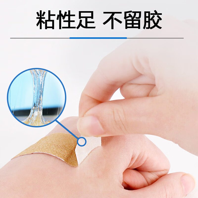 海氏海诺防水弹性创可贴 医用弹力透气创口贴 防磨脚后跟止血贴100片/盒*3高清大图