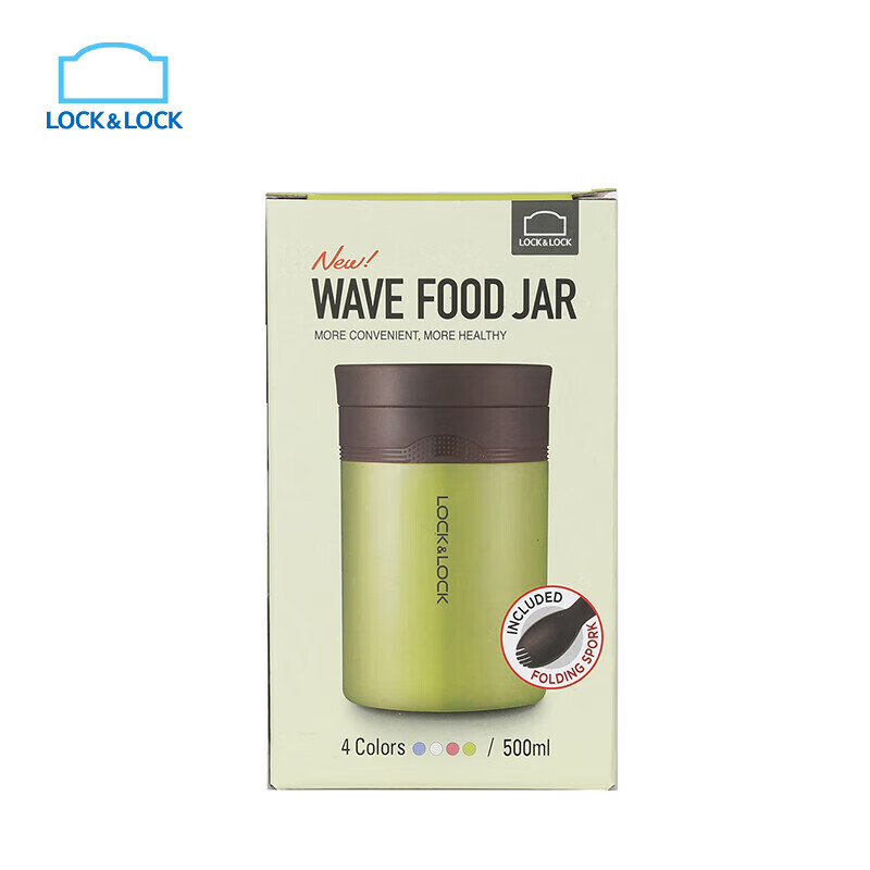 乐扣乐扣 新海浪焖烧罐保温罐 500ml LHC8024 粉高清大图