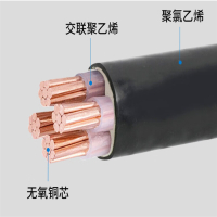 华科中缆铠装铜芯低压线YJV22-0.6/1KV-4*35/米