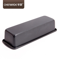 学厨 CHEF MADE 烘焙模具 黑色不粘长条型水果条磅蛋糕模具 厨房工具WK9098