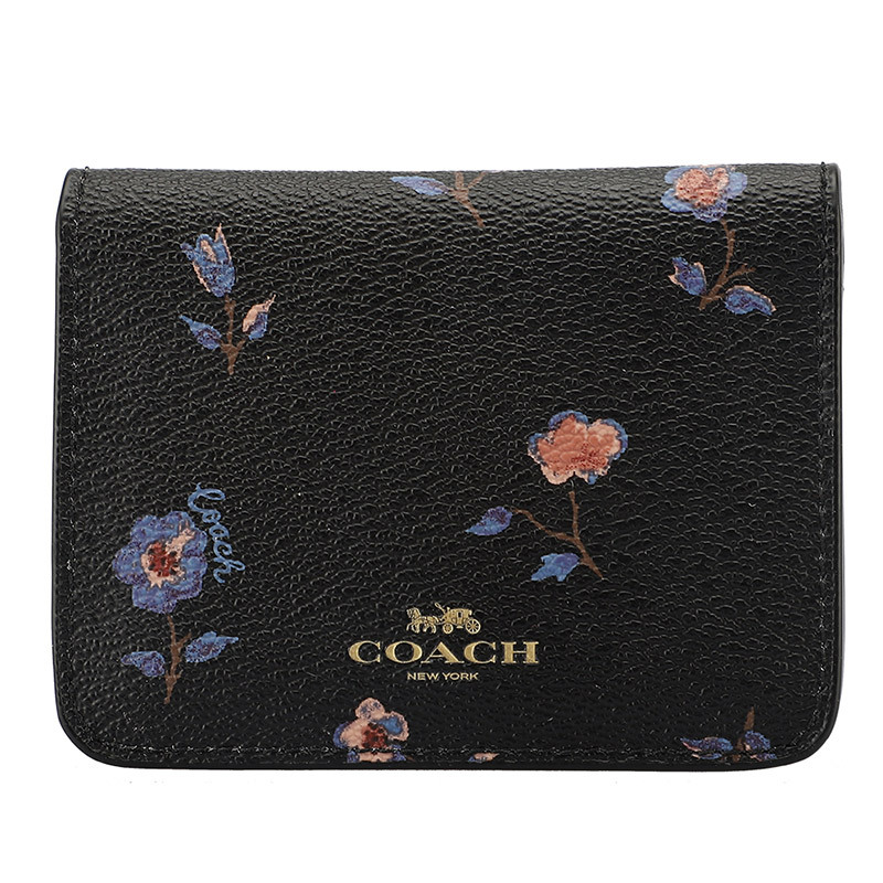 COACH 蔻驰 女包 卡包钥匙包 女士皮质卡包手腕包