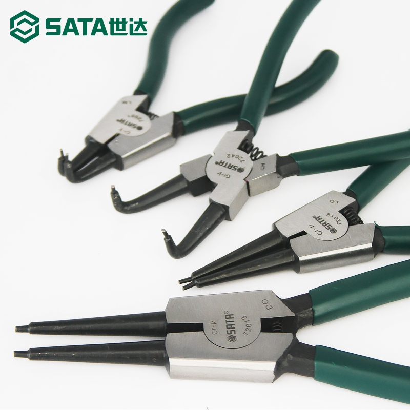 世达(SATA)卡簧钳小内外工具57913寸卡环钳子弹簧钳大号轴两用挡圈钳