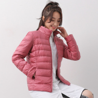 yaloo/雅鹿2018新款轻薄羽绒服女装短款修身立领羽绒轻型时尚显瘦外套