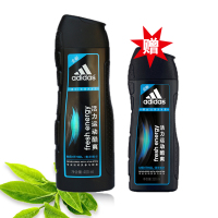 阿迪达斯 洗发露 活力运动酷爽400ml送220ml