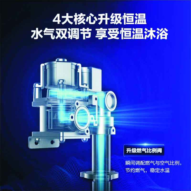 宁金龙燃气热水器宁金龍13D/QF39 天然气精准控温 变频恒温 节能省气 低水压启动 零冷水 加厚无氧铜水箱