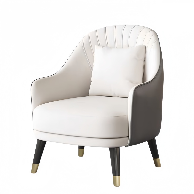 蕃蒂沙发椅灰色个高清大图