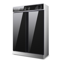 乐创(lecon) 商用消毒碗柜碗筷厨房餐具高温消毒 双门玻璃门 TD-780