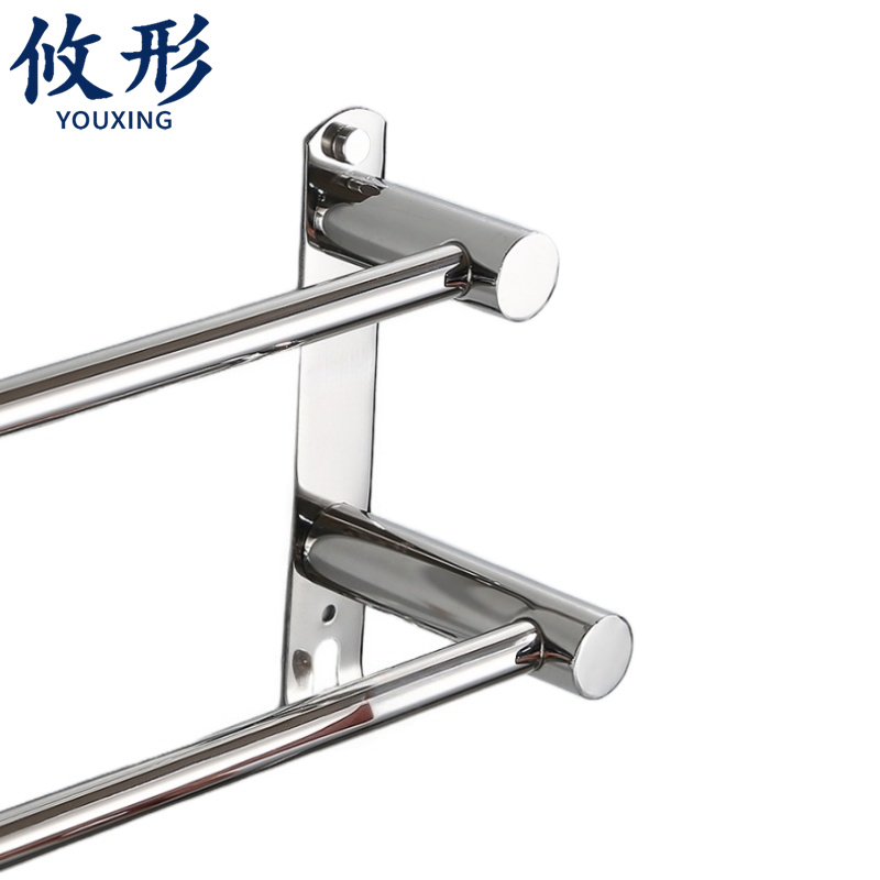 攸形 不锈钢毛巾架60cm个高清大图