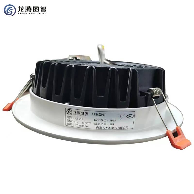 龙腾图智 LED 明装筒灯 LT513-50W高清大图