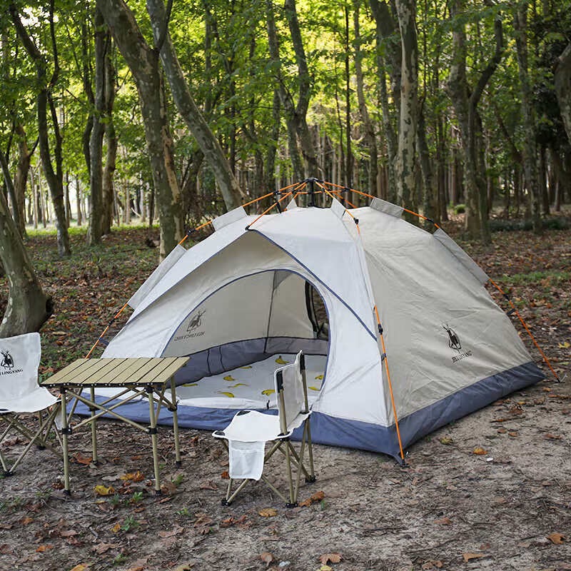 徽羚羊 云雾 帐篷 210D 200*150cm 米白色:HLY-ZP-23003