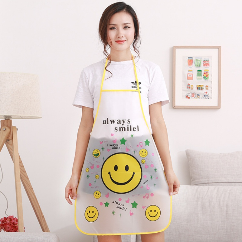 厨房围裙时尚防水防油女工作服可爱做饭围裙围腰日用家居