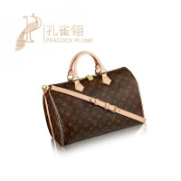 Louis Vuitton 路易威登女包欧美时尚涂层帆布拉链手提包单肩斜挎硬包中（最长边30-50cm） M41111