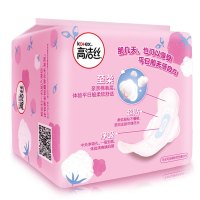 高洁丝经典系列丝薄棉柔日用卫生巾亲亲棉16+2片姨妈巾