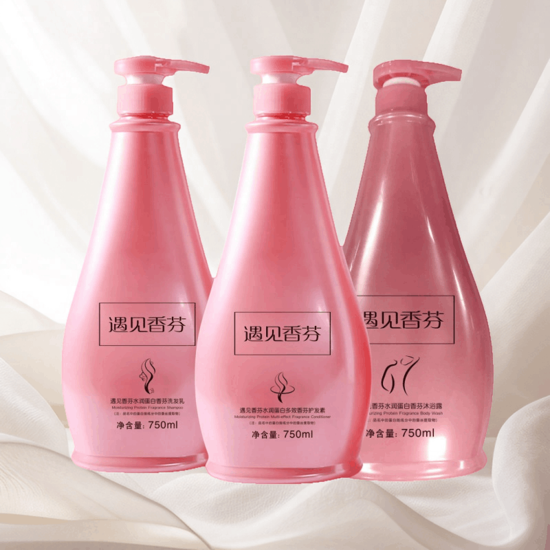 [2瓶8.5折]遇见香芬水润蛋白香芬洗发乳香氛洗发水750ml装图片