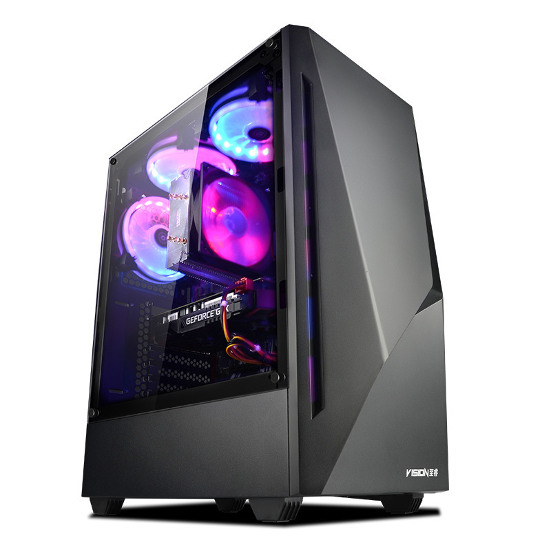 宁美国度 i5 9400F升9600KF/GTX1660Super高配吃鸡电竞游戏型组装机电脑台式主机家用全套电脑主机