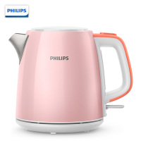 飞利浦PHILIPS电水壶热水壶电热水壶304不锈钢防干烧HD93481L迷你烧水壶粉色