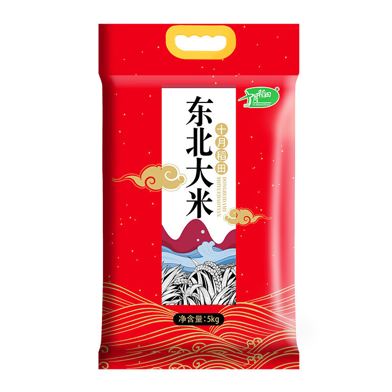 十月稻田 飘云款 东北大米5KG