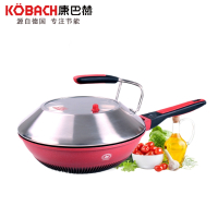 康巴赫帕滕基兴不粘锅炒锅 合金炒菜锅铁锅具 30cm 平底锅家用电磁炉燃气灶明火通用
