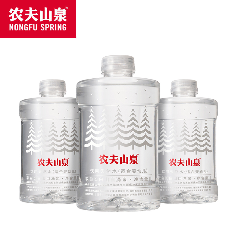 农夫山泉饮用天然水 婴儿水 母婴水 1L*8瓶整箱高清大图