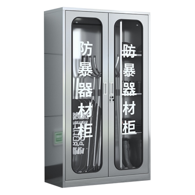 凌迪星防暴器材柜90*40*160cm台高清大图