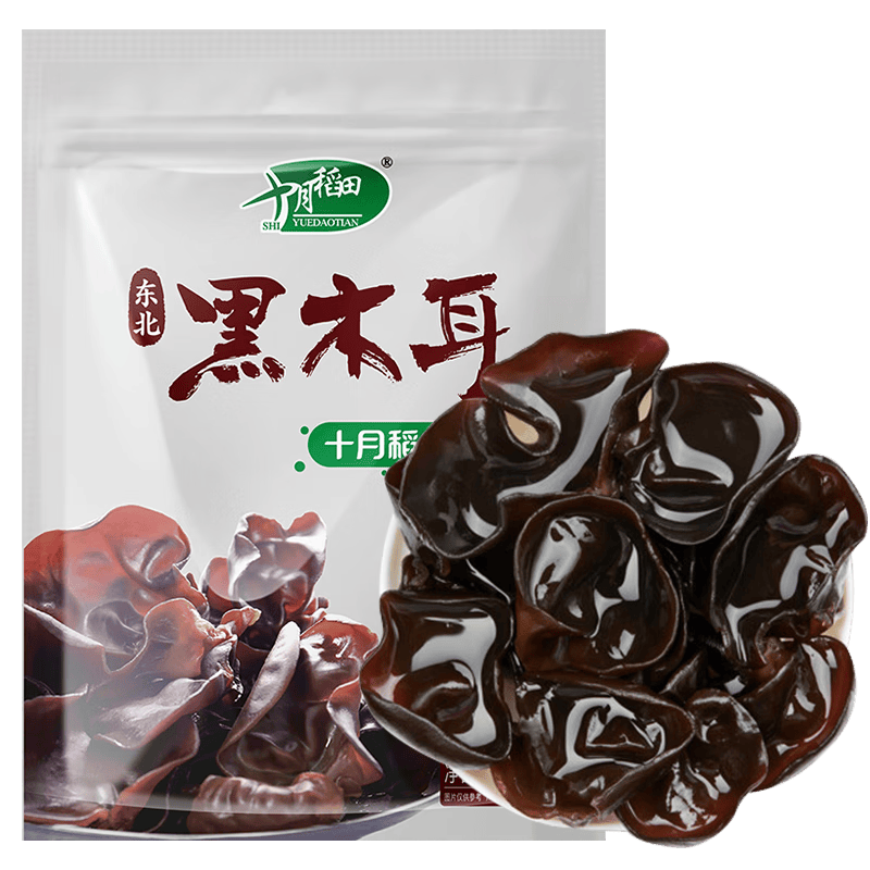 十月稻田黑木耳 150g高清大图
