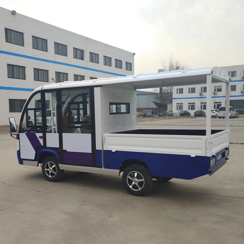 中菲宜达ZYDD2-H1F-A 1吨2座改装封闭电动货车工厂园区货站车站专用货物运输电动车时尚型