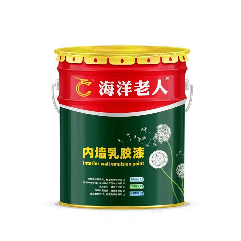 海洋老人(HYLR) L100 内墙乳胶漆20kg白色 桶 乳胶漆