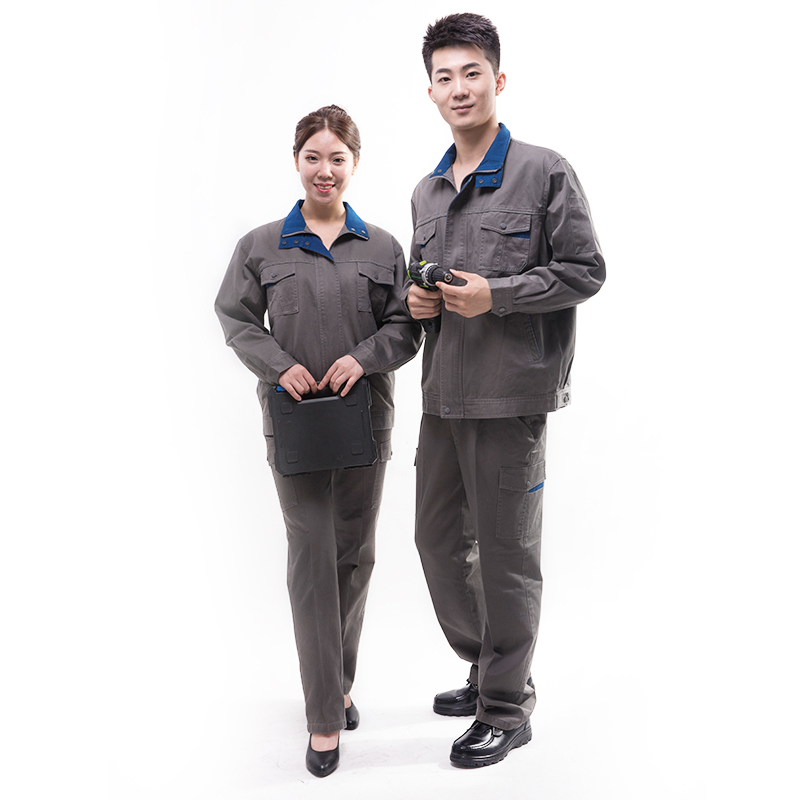 燕舞 BD2EG322003Z2F 春秋全棉工作服 155-190码（计价单位：套）溧灰色高清大图