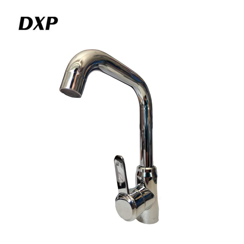 DXP 电镀花瓶冷热小弯水龙头 4分冷热 个