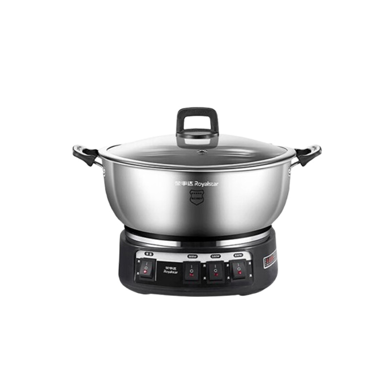 荣事达电炒锅6L多功能家用一体不沾炒锅无笼RS-FG32