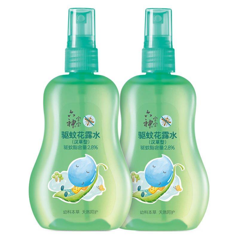 六神 宝宝驱蚊花露水(汉草)100ml*3瓶装