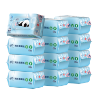 清风0敏纯水湿厕纸80片*12包 医护级认证 私处清洁湿纸巾 可搭配卷纸