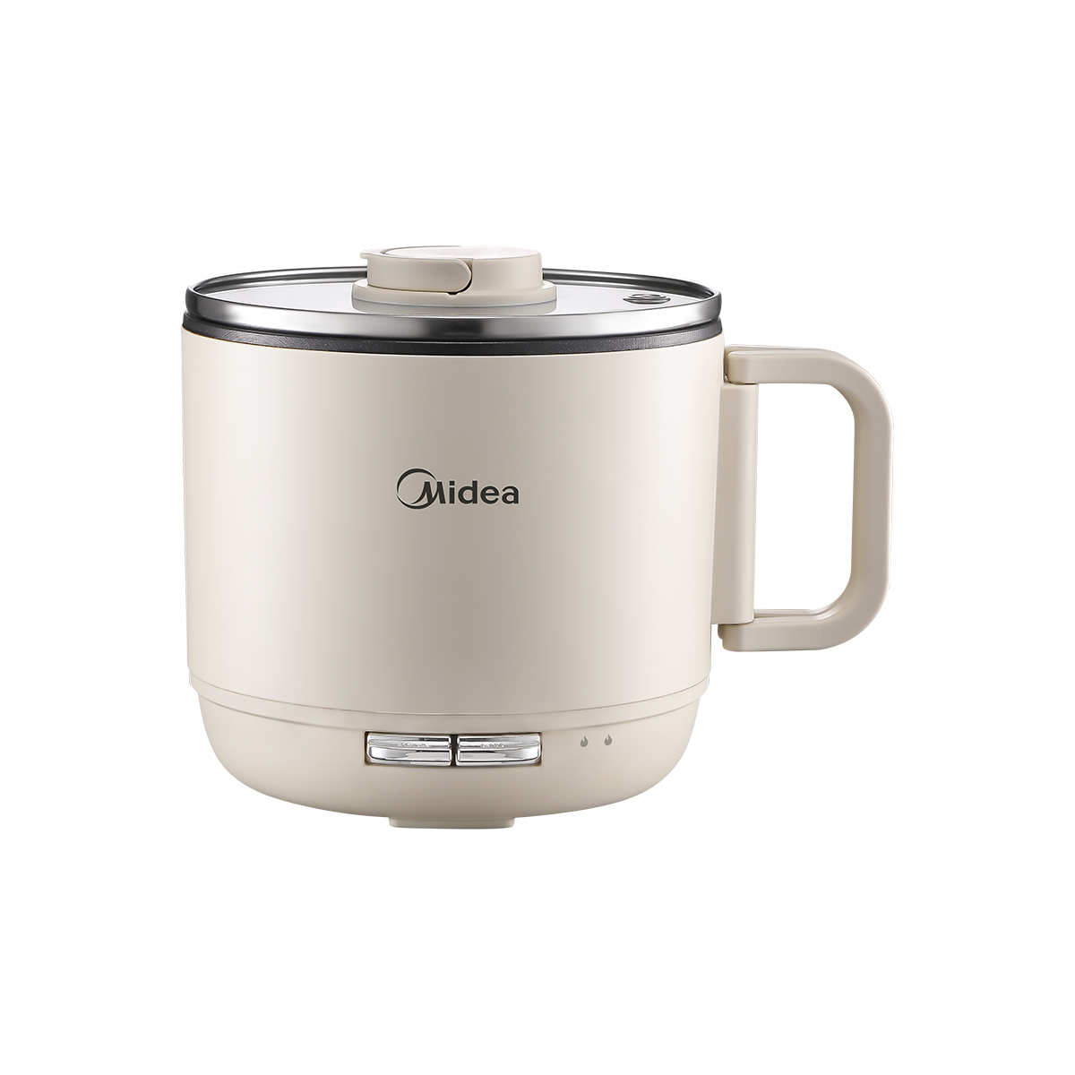 美的(Midea)电煮锅 电热锅 学生宿舍泡面锅 便携式可折叠旅行出差家用多功能锅1.6L小火锅 MC-XZE1621
