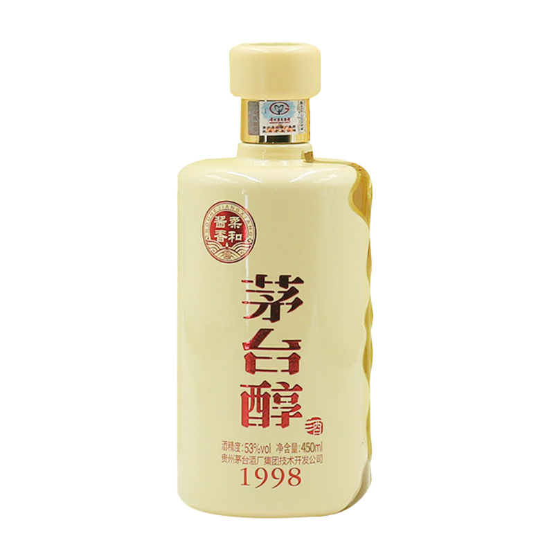 贵州茅台集团茅台醇1998 53度450ml单瓶装 酱香型白酒 入口柔顺