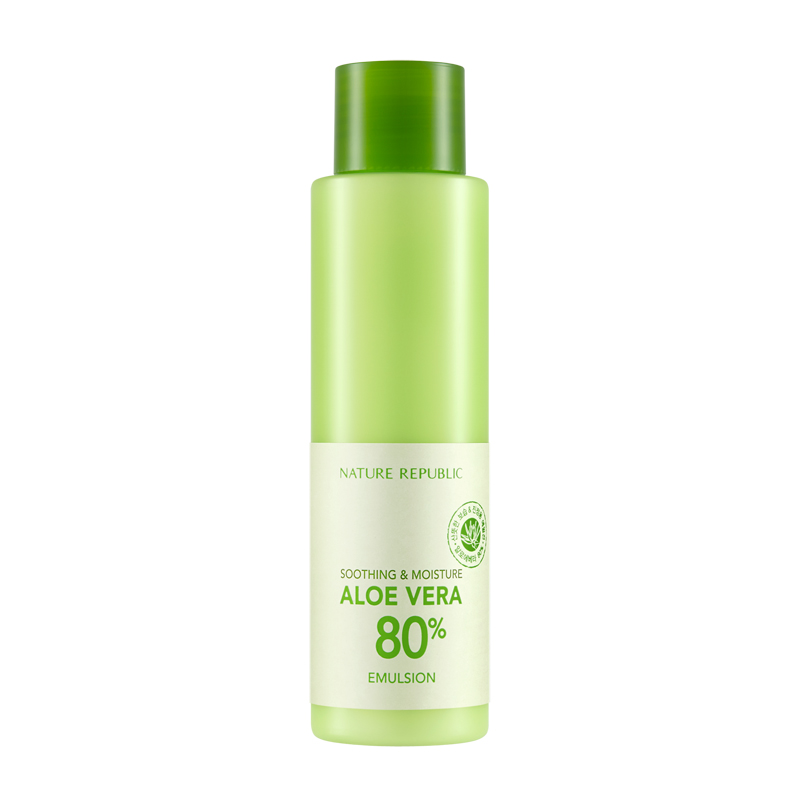 Nature Republic 自然共和国(自然乐园) 芦荟舒缓保湿乳液 160ml(补水保湿 舒缓肌肤 平衡水油)