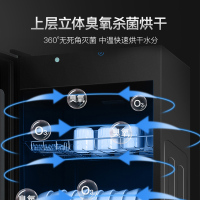容声新品一星级消毒柜360-RD305立式消毒柜260L大容量中温臭氧消毒家商两用