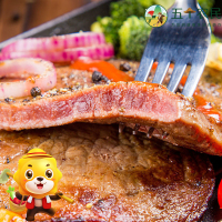 五个农民 原肉整切黑椒牛排130g*5片装腌制家庭新鲜牛排