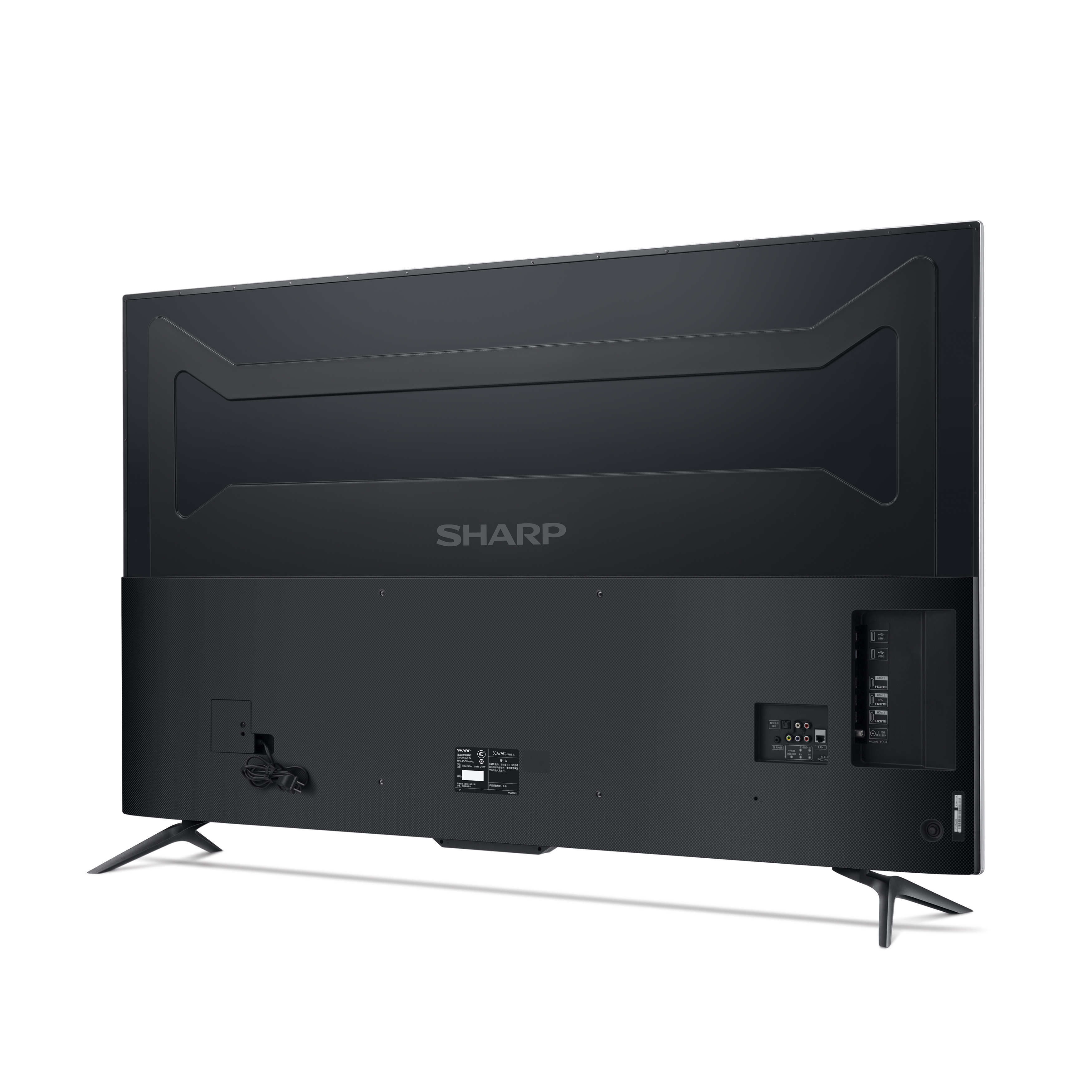 夏普/SHARP 60A7AC 60吋4K超清AI煌彩远场语音平板纤薄液晶电视机高清大图