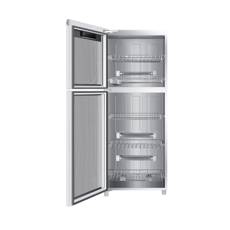 海尔haier200升消毒柜大容量家用立式商用碗柜高温巴氏光波中温烘干