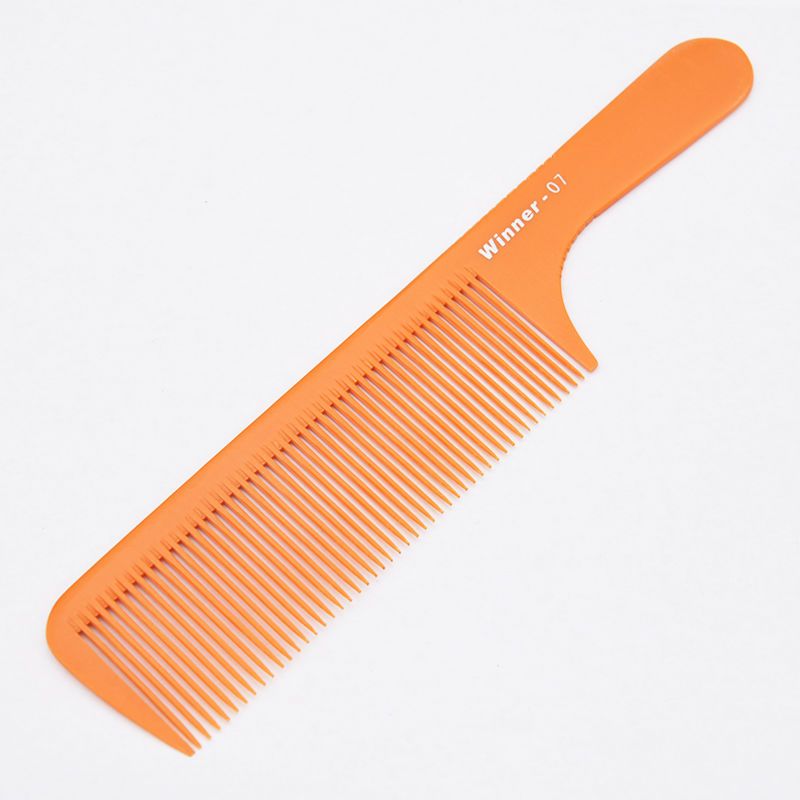 发廊专业超薄剪发梳平头梳男发梳发型师电木苹果梳美发梳子理发梳 #电