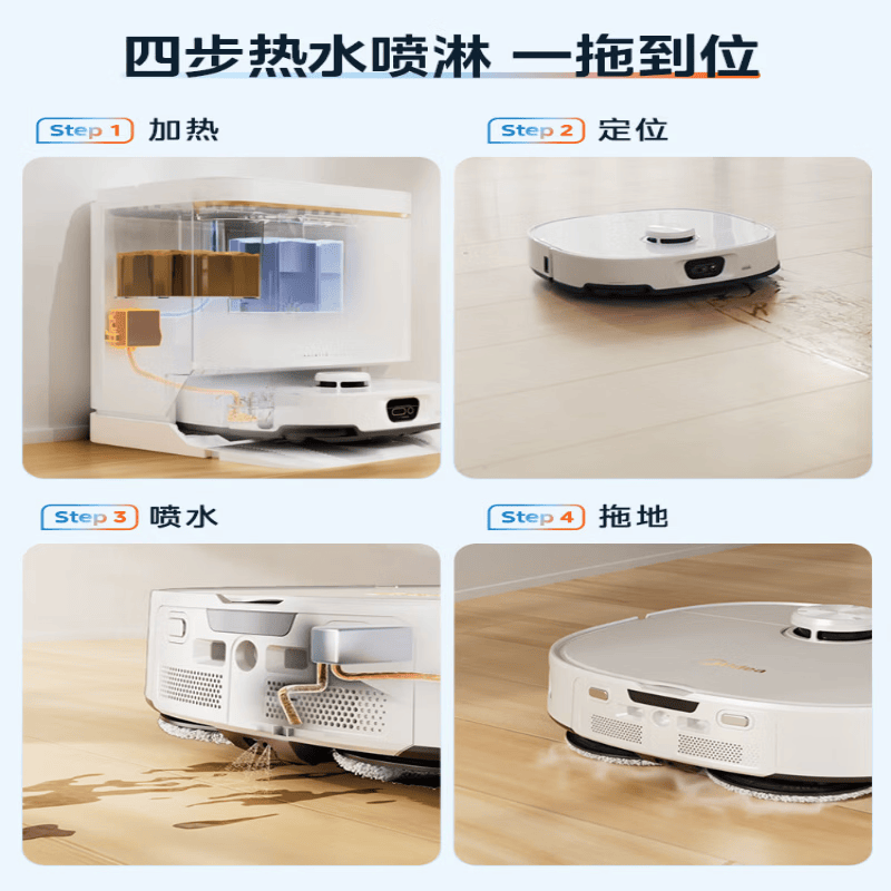 美的扫地机器人Midea扫拖一体智能定时地板清洁家用全自动机器人高清大图