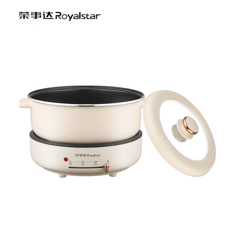 荣事达(Royalstar)RHG-40QF 多功能分体电火锅 4L(单位:台)白色高清大图