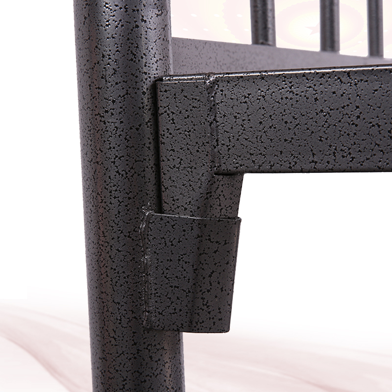 [红心家居]双层铁架床单人铁床上下铺床高清大图