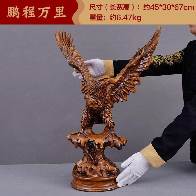 美帮汇鹏程万里老鹰摆件雄鹰展翅工艺品公司老板办公室装饰开业礼品高清大图