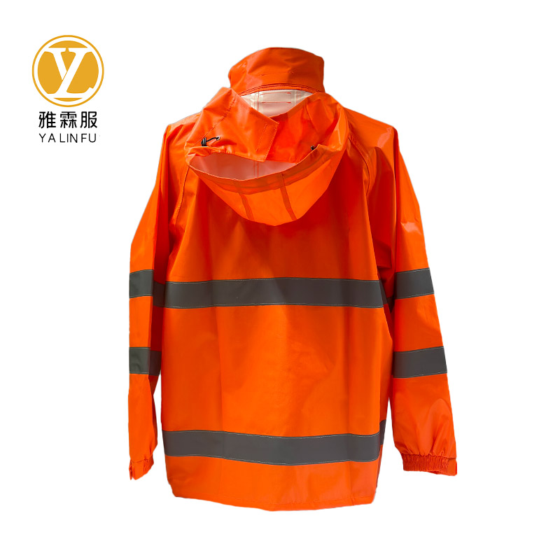 雅霖服 高可视性分体式雨衣可定制YLF-2635 套高清大图